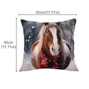 Axyaa Nordic Animal Cartoon Print Cushion Cover for Stylish Sofa Decor