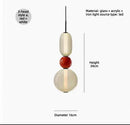 Axyaa Nordic Glass Chandelier Pendant Light - Creative Modern Art Style Home Restaurant Decor