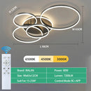Axyaa Modern LED Ceiling Chandelier for Home Decor with Dimmable Lighting