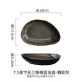 Axyaa Ceramic Sushi Dim Sum Plate Set