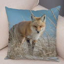Axyaa Fox Pillowcase for Home, Office, Car Decor