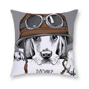 Axyaa Cartoon Dog Cushion Cover - Decorative Pillowcase for Home and Car - 45*45cm