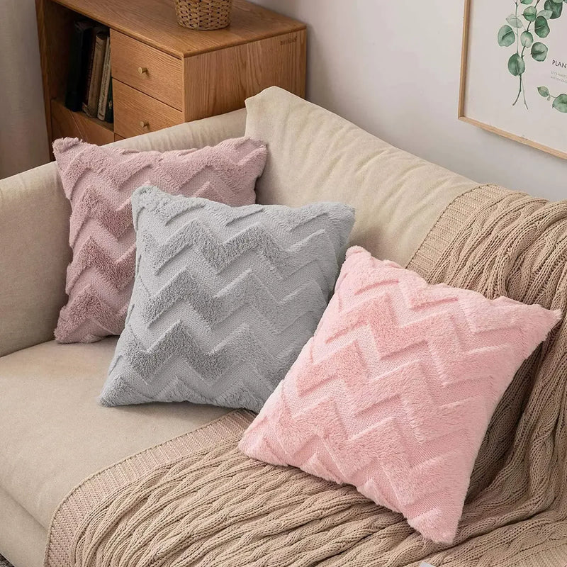 Axyaa Velvet 45x45 Sofa Cushion Cover for Living Room Nordic Home Decor