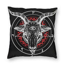 Axyaa Hail Satan Pattern Sofa Cushion Cover Pillowcase Home Decoration Party Car Bedding