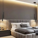 Axyaa Black Indoor LED Chandelier Pendant Lights for Bedside Corridor, Adjustable Hanging Lighting