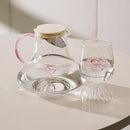 Axyaa Nordic Glass Pitcher, Trendy & Stylish, Large Capacity, Heat-resistant, Thickened Glass