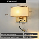 Axyaa LED Wall Lamp Modern Simple Bedroom Home Decor Scones Fixtures E27