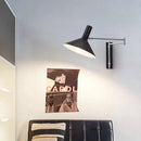 Axyaa Stretchable LED Wall Sconces - Nordic Modern Long Arm Design for Bedroom and Study Room