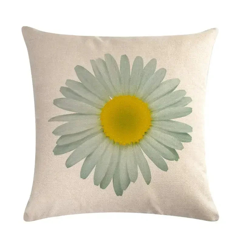 Spring Chrysanthemum Cushion Cover 45x45cm by Axyaa