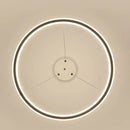 Axyaa Nordic Round Ring LED Chandelier for Living Room, Dining Room, Bedroom - Elegant Pendant Lighting