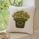 Nordic Embroidery Pillowcase Cojines by Axyaa - Cotton Throw Pillow Covers for Living Room and Bedroom Decoration