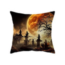 Axyaa Halloween Scarecrow Pattern Pillowcase for Office, Living Room, Sofa, Car.