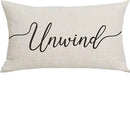 Axyaa Autumn Linen Couch Pillow Cover 30X50cm Home Decor Lumbar Cushion