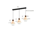 Axyaa Walnut Ceramic Nordic LED Pendant Lights: Modern Japanese Style for Home, Cafe, Restaurant.