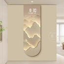 Jinshan LED Display Clock Painting for Axyaa Living Room Décor