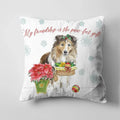 Axyaa Christmas Cute Dog Pillow Cushion Cover