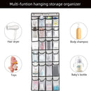 Axyaa 24-Pocket Over-the-Door Hanging Shoe Organizer