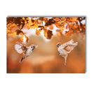 Nordic Deer Landscape Canvas Poster for Living Room Decor by Axyaa