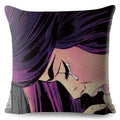 Axyaa Pop Art Crying Girl Cushion Cover 45x45cm