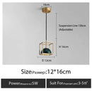 Axyaa Marble Pendant Light Nordic Bedroom Chandelier