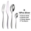 Axyaa Stainless Steel Cutlery Set | Mirror Finish Flatware Knife Fork Spoon Dining Set