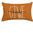 Axyaa Autumn Pumpkin Thanks Pillowcase 30X50cm Thanksgiving Stripe Decorative Sofa Cushion Cover