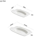 Axya Irregular Ceramic Dinner Plate Specialty Tableware