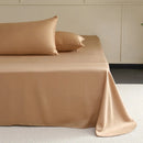 Axyaa Mulberry Silk Flat Sheet - High End Smooth Bed Linen - Solid Color