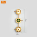 Axyaa Minimalist Glass Wall Lamp LED Sconces for Bedroom and Living Room