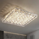 Axyaa Luxury Crystal Ceiling Lamp for Modern Living Room, Dining, Bedroom - LED Indoor Lighting