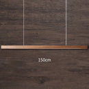 Axyaa Nordic Black Walnut Chandelier for Dining Room, Office & Bar