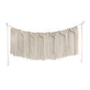 Axyaa Boho Cotton Rope Macrame Handwoven Wall Hanging Tapestry Creamy-White Home Decor