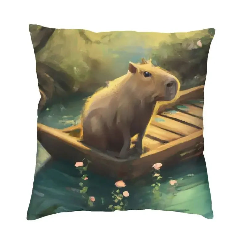 Nordic Print Cushion Cover 40x40cm by Axyaa for Car and Sofa Pillows