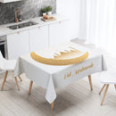 Elegant Ramadan Calligraphy Tablecloth by Axyaa