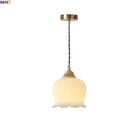 Axyaa Brass Resin LED Pendant Light Luxury Modern Nordic Hanging Lamp