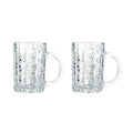 Axyaa Glass Beer & Whiskey Cups Set - Stylish Drinkware for Home and Parties