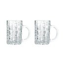 Axyaa Glass Beer & Whiskey Cups Set - Stylish Drinkware for Home and Parties