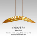 Axyaa Wabi Sabi Wood Fish Bone Pendant Chandelier Lighting for Home Decor