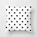 Axyaa Geometric Heart Piano Girl Throw Pillow Case Set for Home Decor