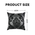 Axyaa European Jacquard Pillowcase 45x45cm - High Quality Sofa Cushion Cover