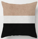 Axyaa Geometric Pattern Plush Cushion Cover for Home Decor 45x45cm