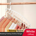 Axyaa Rotating 11-Hole Clothes Hanger & Scarf Organizer