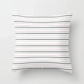 Axyaa Geometric Stripe Polyester Pillow Cover Home Decor Cushion Case