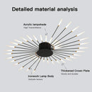 Axyaa LED Fireworks Ceiling Chandelier Nordic Design Indoor Lighting