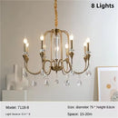 Axyaa Gold Crystal Chandelier for Elegant Home Lighting