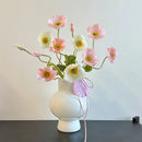 Axyaa Glass Vase: Elegant Minimalist Art Home Decor Piece