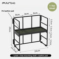 Axyaa Desktop Organizer with Stackable Shelving and Two Storage Trays