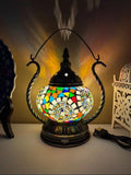Axyaa Turkish Mosaic Table Lamp Handcrafted Night Light