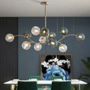 Axyaa Minimalist Magic Bean & Bubble Molecular Pendant Lamps for Nordic Living, Bedroom & Dining