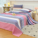 Axyaa Cotton Thickened Old Coarse Cloth Bed Sheet Set - Single Piece